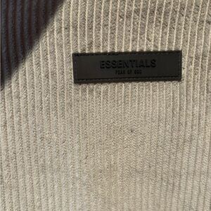 Brand New Fear of God Essentials Corduroy Jacket, purchased from Nordstrom 2024
